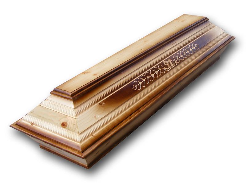 Sicriu-brad-lada-sculptat PACHET SOCIAL - imagine 1