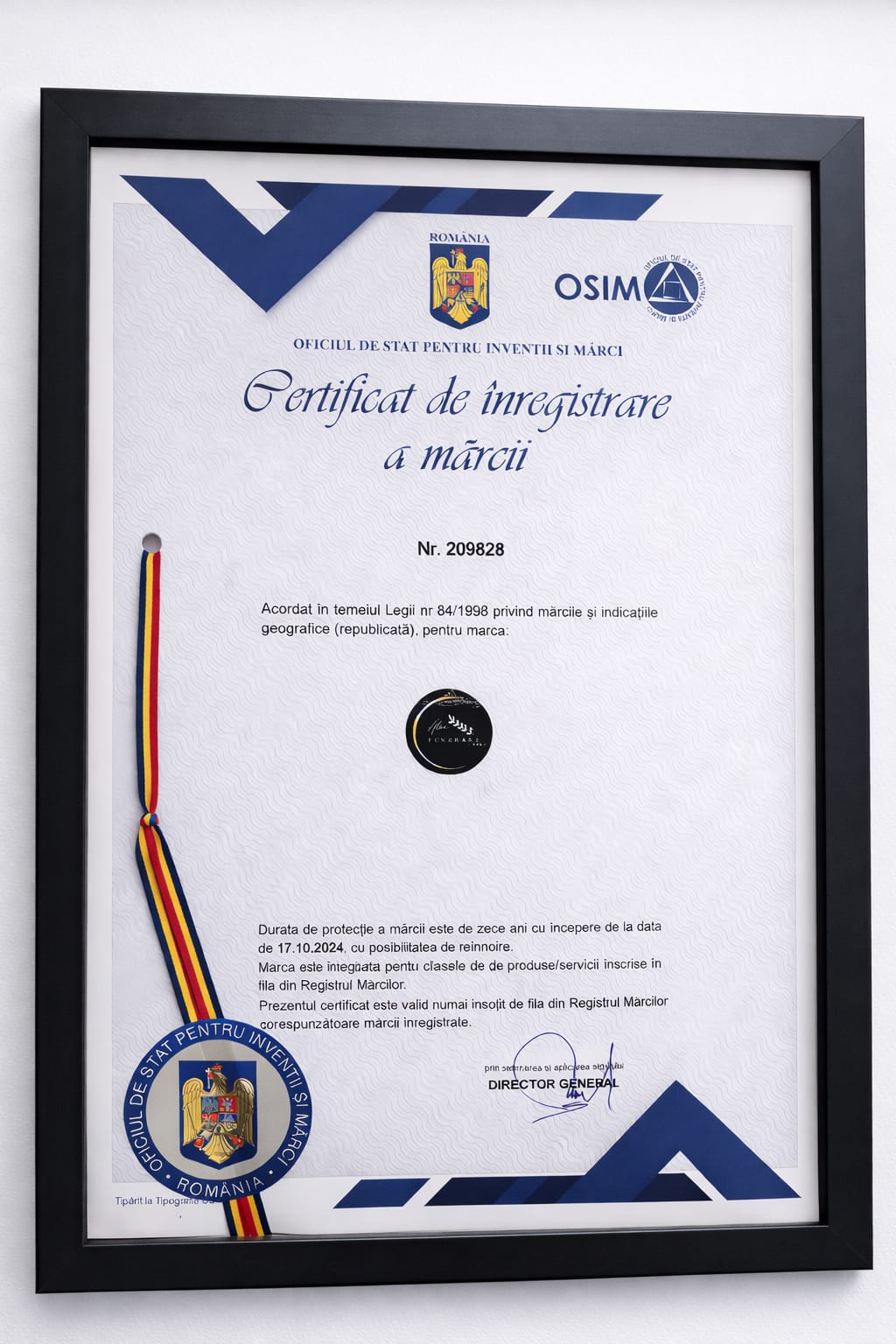 Certificat Profesional - Alex Funerare